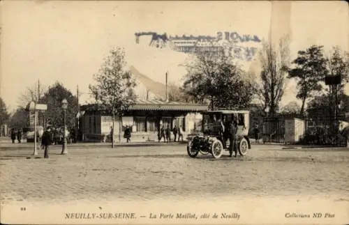 Ak Neuilly sur Seine Hauts de Seine, Porte Maillot