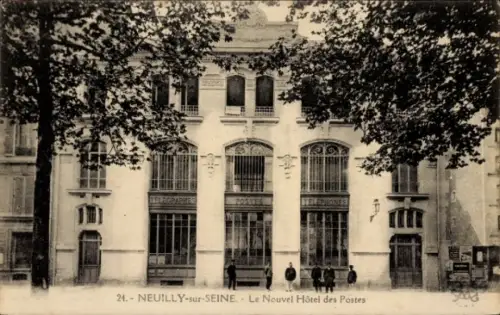 Ak Neuilly sur Seine Hauts de Seine, Nouvel Hotel des Postes