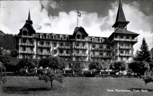 Ak Flüeli Ranft Sachseln Kt. Obwalden, Hotel Paxmontana