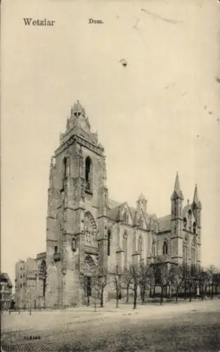 Ak Wetzlar an der Lahn,  Dom,  Architektur, keine Persönlichkeiten, schwarz-weiß