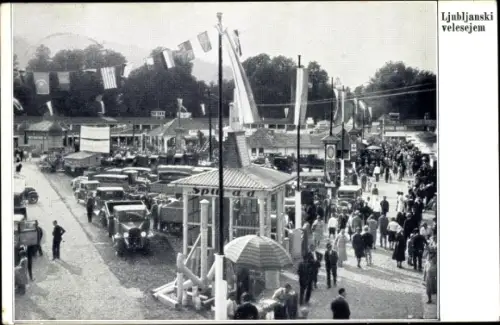 Ak Ljubljana Laibach Slowenien, Ljublianski velesejem, Messe, LKW