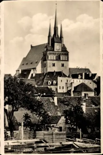 Ak Lommatzsch Sachsen, Kirche