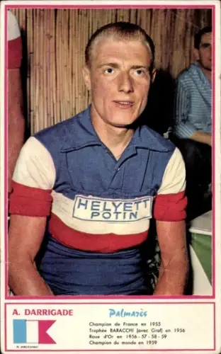Ak Radrennfahrer André Darrigade, Portrait