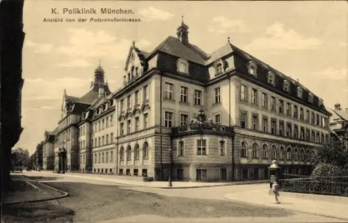 Ak München, Poliklinik, Pettenkoferstraße