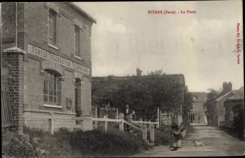 Ak Pîtres Eure, La Poste
