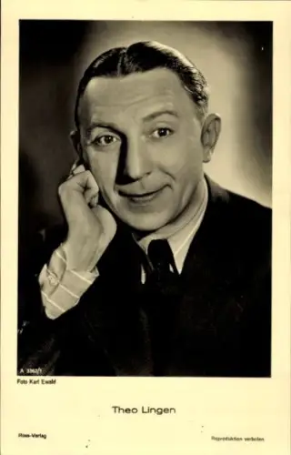 Ak Schauspieler Theo Lingen, Portrait