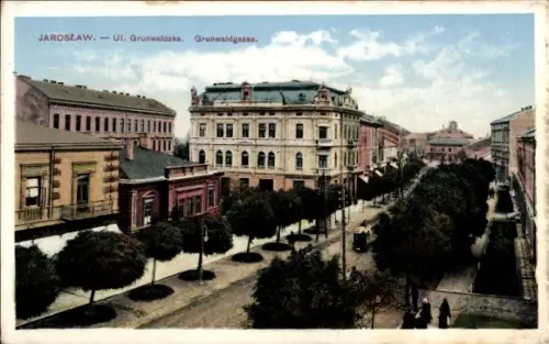 Ak Jaroslaw  Polen, Grunwaldgasse