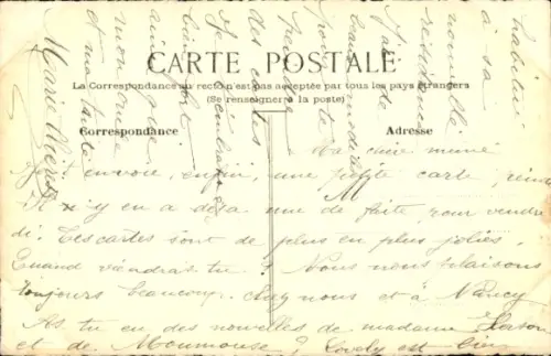 Handgemalt Ak MID, Gänseblümchen, Blumen