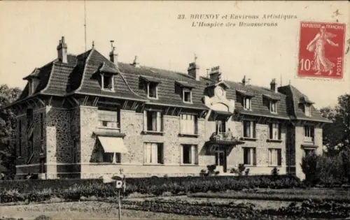 Ak Brunoy Essonne, L'Hospice des Beausserons,  französische , 10% Porto