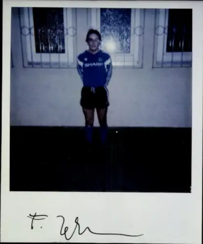 Foto Fußballer Thorsten Zehlicke, Hamburger SV, Autogramm