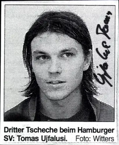 Autogramm Fußballer Tomas Ujfalusi, Hamburger SV, Portrait