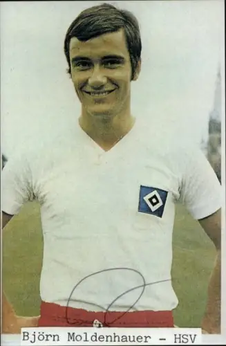 Autogrammkarte Fußballer Björn Mpödenhauer, Hamburger SV, Autogramm, Portrait