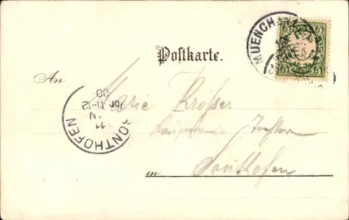 Ak München, Ruhmeshalle, Bavaria