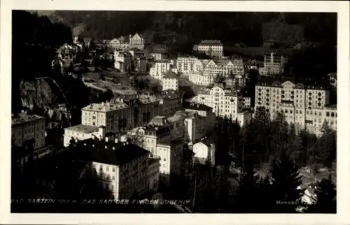 Ak Bad Gastein Badgastein in Salzburg,  Berglandschaft,  Gebäude, Monopol