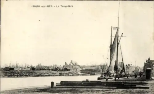 Ak Isigny sur Mer Calvados, La Tranguiere