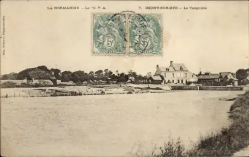 Ak Isigny sur Mer Calvados, La Tanguiere