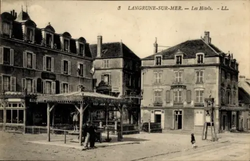 Ak Langrune sur Mer Calvados, Les Hotels