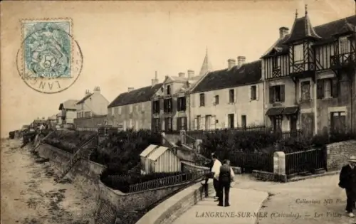 Ak Langrune sur Mer Calvados, Les Villas