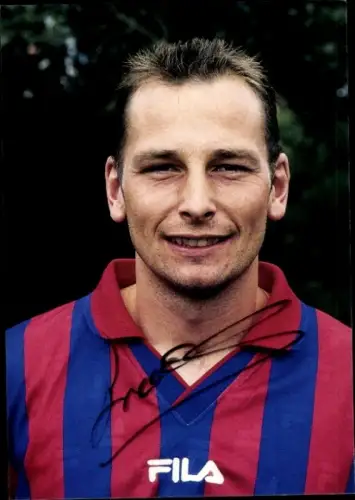 Autogrammkarte Fußballer Christian Broos, SV Wuppertal, Autogramm