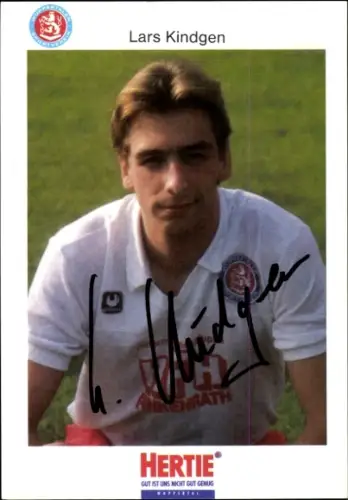 Autogrammkarte Fußballer Lars Kindgen, SV Wuppertal, Autogramm