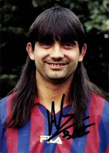 Autogrammkarte Fußballer Auerl Panait, SV Wuppertal, Autogramm