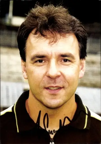 Autogrammkarte Fußballer Roman Geschlecht, SV Wuppertal, Autogramm