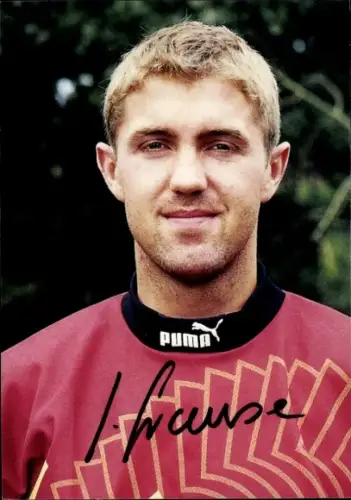 Autogrammkarte Fußballer Jochen Gramse, SV Wuppertal, Autogramm