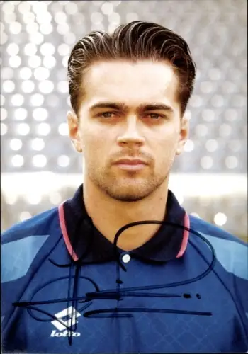 Autogrammkarte Fußballer Elvis Hajradinovic, SV Wuppertal, Autogramm