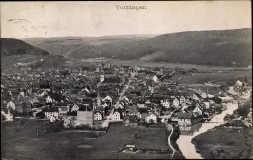 Ak Tuttlingen Baden Württemberg, Panorama vom Ort