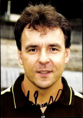Autogrammkarte Fußballer Roman Geschlecht, SV Wuppertal, Autogramm