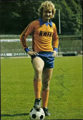 Autogrammkarte Fußballer Jürgen Galbierz, SV Wuppertal, Autogramm