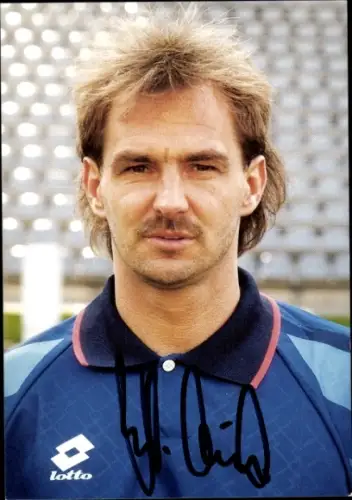 Autogrammkarte Fußballer Rudi Müller, SV Wuppertal, Autogramm