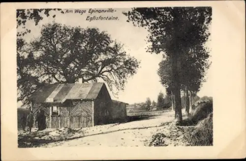 Ak Épinonville Meuse, Eglisfontaine