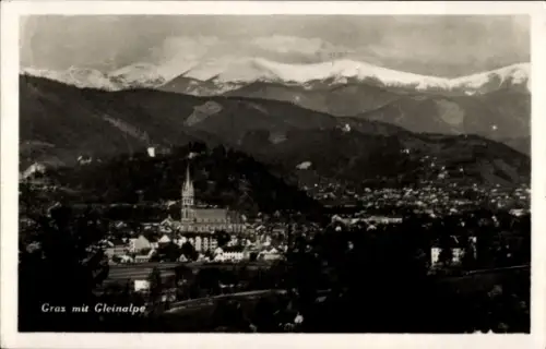 Ak Graz Steiermark, Gesamtansicht, Gleinalpe