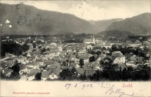 Ak Bad Ischl in Oberösterreich, Gesamtansicht