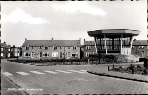 Ak Zoutelande Veere Zeeland Niederlande, Raadhuisplein