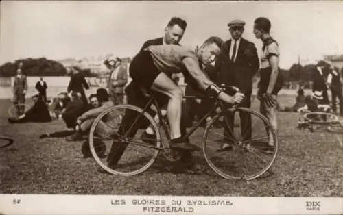 CPA Les gloires du Cyclisme, Radrennfahrer Fitzgerald