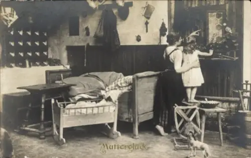 Ak Mutterglück, Mutter mit Tochter