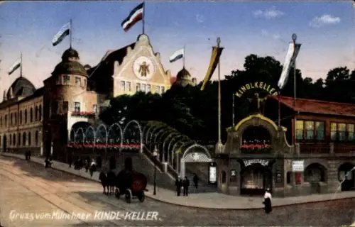 Ak München, Münchener Kindl Keller
