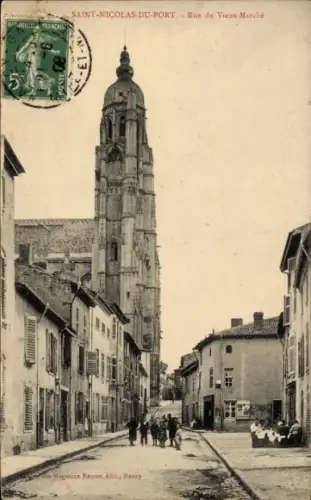 Ak St. Nicolas du Port Meurthe-et-Moselle, Rue du Vieux Marché