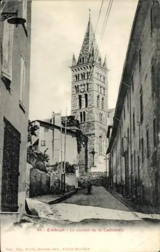 Ak Embrun Hautes-Alpes, Le clocher de la Cathedrale