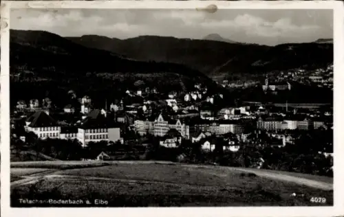 Ak Děčín Tetschen Bodenbach Elbe Reg. Aussig, Gesamtansicht