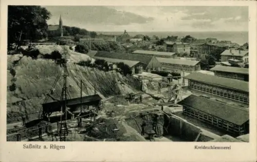 Ak Sassnitz auf Rügen, Kreideschlemmerei
