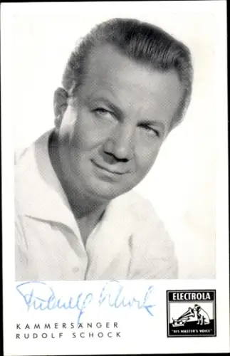 Ak Kammersänger Rudolf Schock, Portrait