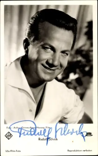 Ak Schauspieler Rudolf Schock, Portrait