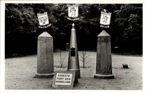 Ak Vaals Limburg Niederlande, Dreiländereck, Deutschland, Holland, Belgien