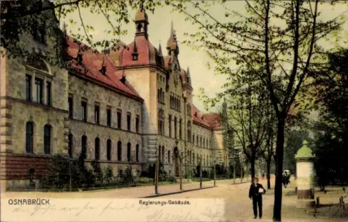 Ak Osnabrück in Niedersachsen, Regierungsgebäude