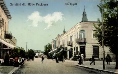 Ak Pucioasa Rumänien, Str. Regala