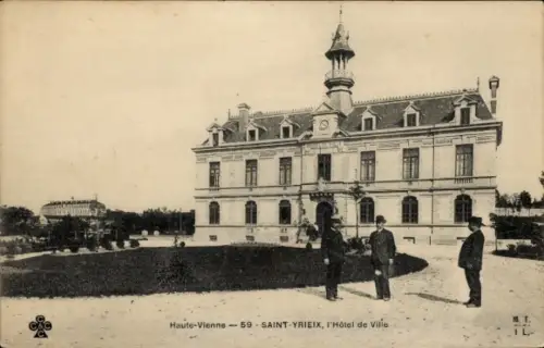 Ak Saint Yrieix Haute Vienne, Hotel de Ville