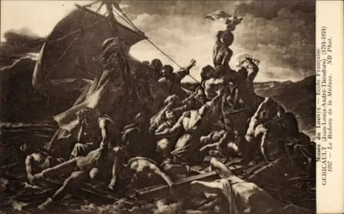 Künstler Ak Géricault, Jean-Louis-André-Théodore, Le Radeau de la Méduse